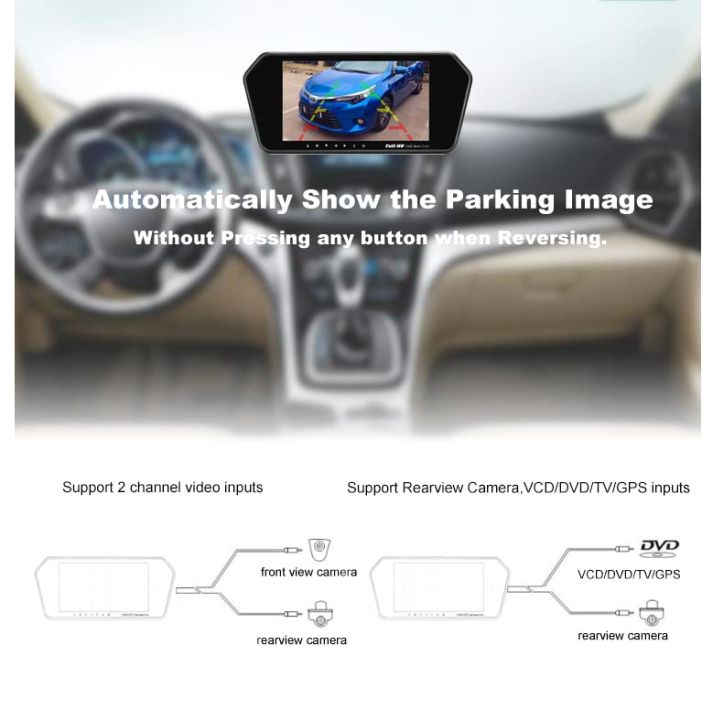 7inch%2012V%20Full%20HD%20Touch%20Screen%20MP5%20Rearview%20Mirror%20Screen%20With%201080P%20Video%20Player%20FM%20USB%20Port%20TF%20Card%20Port%20Screen%20For%20Beat-2017%20-%20Image%205