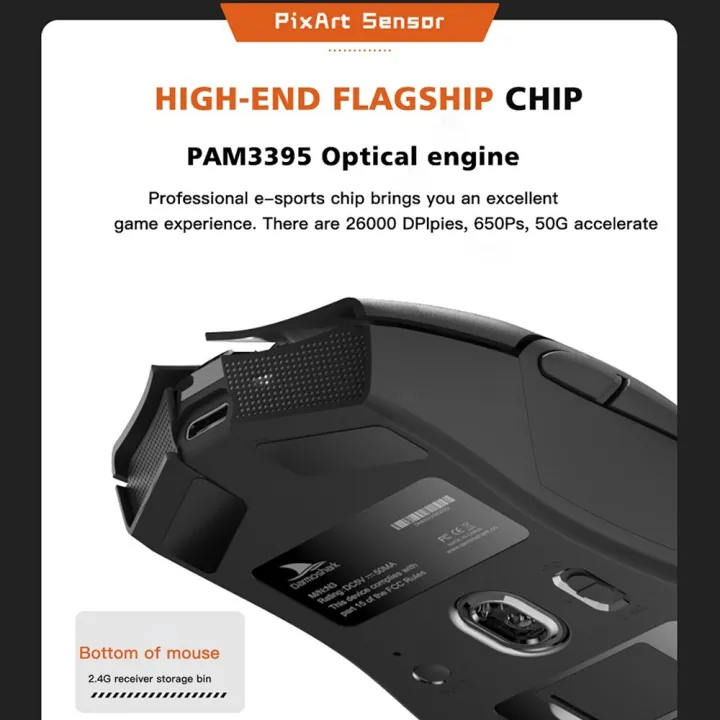 Motospeed%20Darmoshark%20N3%20Wireless%20BT%203%20Mode%20Gaming%20esports%20Mouse%2026000DPI%207%20key%20Optical%20PAM3395%20Lightweight%20portable%20computer%20mouse%20suitable%20for%20laptop%20computers%20-%20Image%207