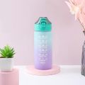 2pcs/Set Sports Large Capacity Water Bottle For Hiking Camping Cup( 2000ml-900ml) - Water Bottes. 