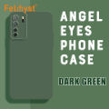 FELMYST for Huawei Nova 7 SE Back Cover Solid Color Back Cover Angel Eyes Protection Soft Phone Case. 
