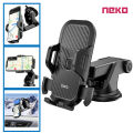 Hoco CA76 Universal Car Phone Holder Mount - Dashboard/Windshield Long Arm Strong Suction. 