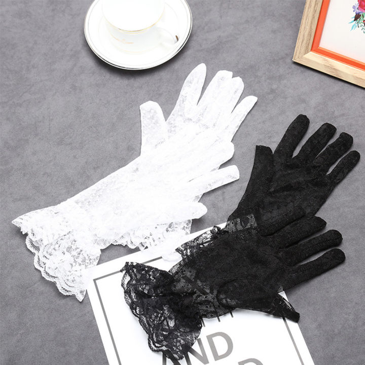 Summer%20Wedding%20Full%20Finger%20Lace%20Bow%20Driving%20Black%20White%20Bridal%20Gloves%20Mesh%20Gloves%20Lace%20Gloves%20Tulle%20Mittens%20-%20Image%205