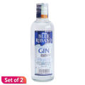 Blue Riband Premium Extra Dry Gin 180ml Set of 2. 
