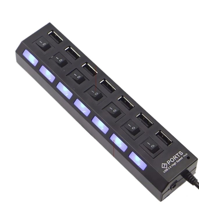 High-Speed 8-Port USB Hub - Expand Your Connectivity