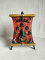 Mandala Ganesh Statue Attached On Wood (13x9)". 