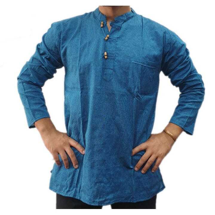 Cotton shirts Front Button Kurta Shirt For Men