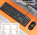 Wired Home Office Keyboard and Mouse Combo Lenovo Lecoo CM101. 