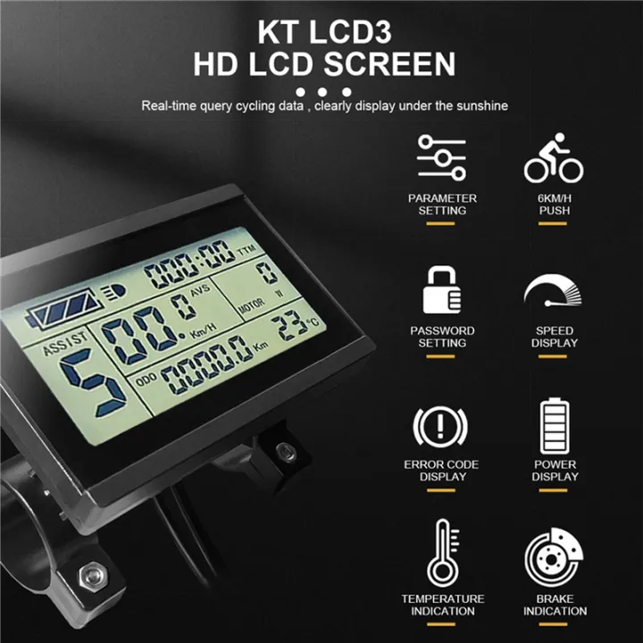 Electric%20Bicycle%20Display%20Instrumentation%20LCD3%20LCD%20Large%20Screen%20Instrument%20KT%20LCD3%20for%20KT%20Intelligent%20Controller%2024V%2036V%2048V%20Ebike%20Panel%20-%20Image%205
