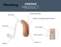 Wenefang Best Digital 20 Channel Adjustable Hearing Aid Invisible Hearing Bargain price Aids For Elder Seniors BTE Sound Amplifier Audífonos Ear Aid. 