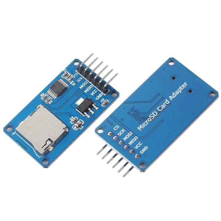 2PCS for MicroSD Card Module TF Card Reader/Writer SPI Interface ...