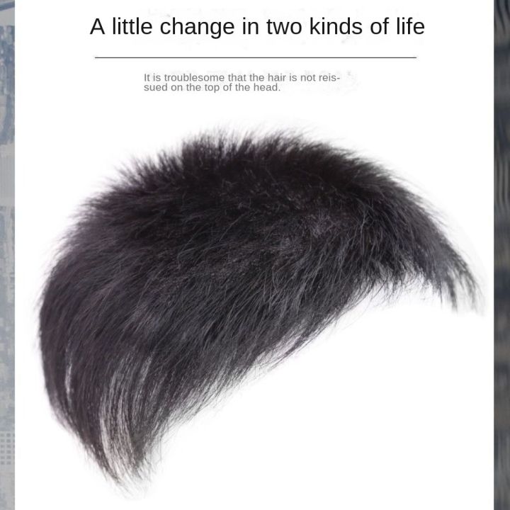 Heat%20Resistant%20High%20Hair%20Line%20Male%20Natural%20Toupee%20Balding%20Hair-Loss%20Clip-On%20Men's%20Short%20Wig%20Fluffy%20Hair%20Extensions%20Synthetic%20Hairpiece%20for%20Young%20Men%20-%20Image%205