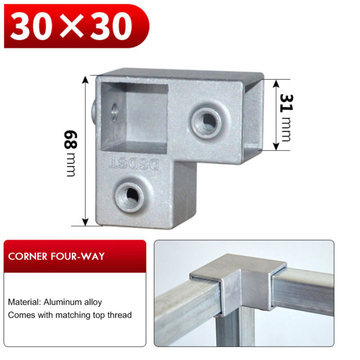 New%20Aluminum%20Alloy%20Square%20Tube%20Fixed%20Pipe%20Clamp%20Connector%20Accessories%20Three-way%20Square%20Storage%20Rack%20-%20Image%208
