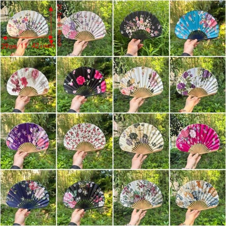 Portable%20Retro%20Japanese%20Shell%20Folding%20Fan%20Flower%20Pattern%20Shell%20Shape%20Chinese%20Style%20Fan%20Wooden%20Handle%20Delicate%20Handheld%20Fan%20Photo%20Props%20-%20Image%202