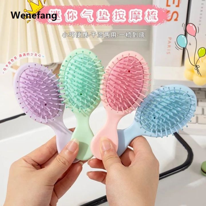 Wenefang%201%20Pcs%20Mini%20Soft%20Bristles%20For%20Women%20Baby%20Girls%20Kids%20Wet%20Hair%202025%20Brush%20Hair%20Combs%20Small%20Pocket%20Travel%20Hair%20Brush%20Combs%20-%20Image%203