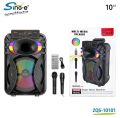 Outdoor Portable Speaker system Powered BT DJ Party Speaker 10 Inch. 
