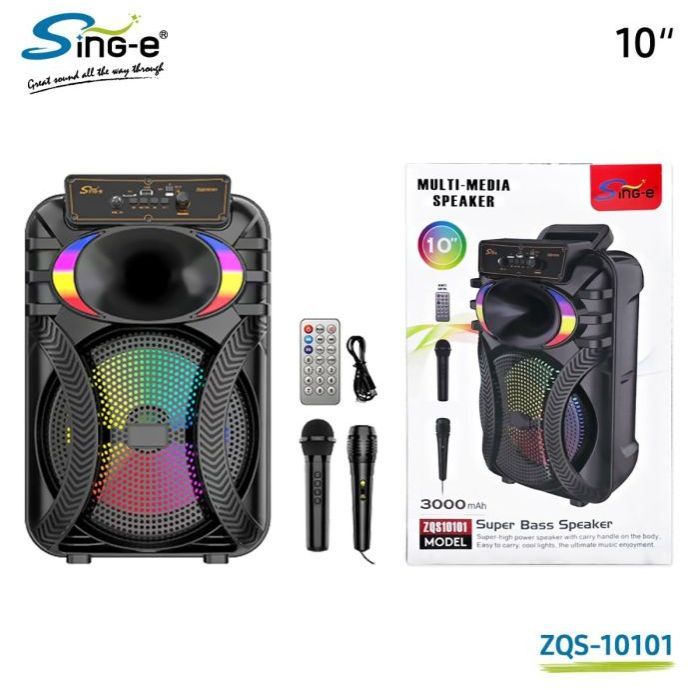 Outdoor%20Portable%20Speaker%20system%20Powered%20BT%20DJ%20Party%20Speaker%2010%20Inch%20-%20Image%202
