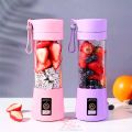 6 Blade Portable USB Rechargable Juicer Blender-380ml. 