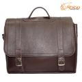 Rhino Leather Coffee Colored Laptop Bag For Men. 