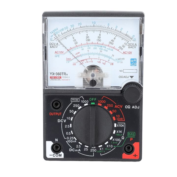 Multimeter Material Professional Pointer Type YX 360TRn Multimeter Plastic Material Black ...