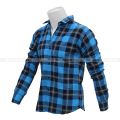 Sky Blue Check Shirt For Men. 