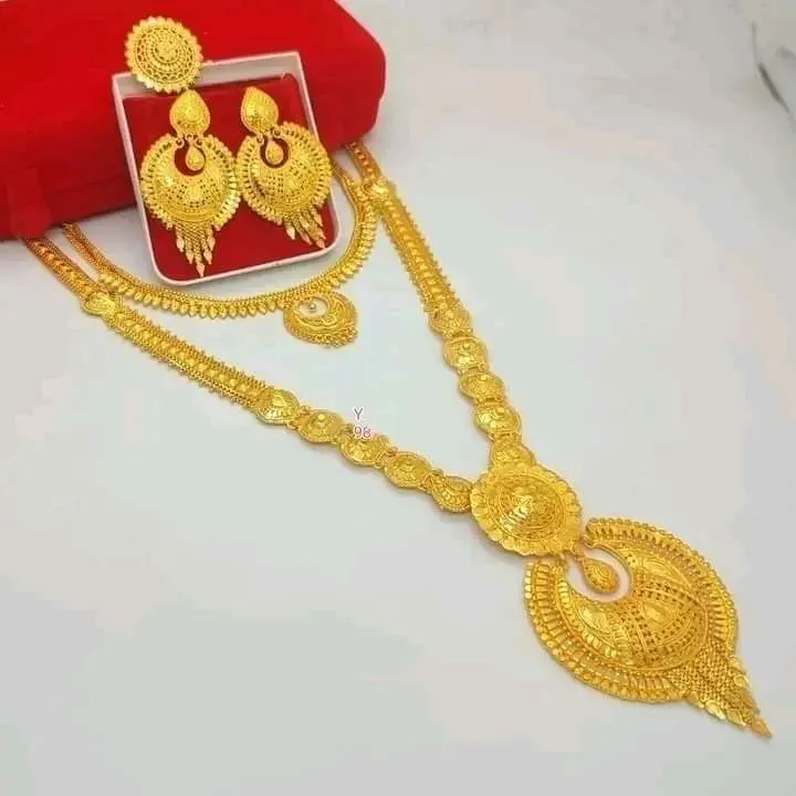 Gold Plated Rani haar set | Daraz.com.np