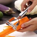 Hot Selling High Quality Stainless Steel Potato Cucumber Carrot Grater Julienne Peeler Vegetables Fruit Peeler Vegetable Slicer. 