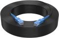 100M FTTH Fiber Optic Drop Optical Cable Cord SC to SC Simplex Singlemode Jumper. 