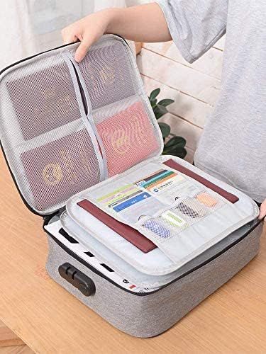 Storage%20Bag%20with%20Lock%20Portable%20Travel%20Home%20Filing%20Storage%20Large%20Capacity%20Files%20Storage%20Bag%20Double/Three%20Layer%20Passports%20Organizer%20Bag,Document%20Bag%20Organize%20-%20Image%203