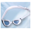 Swimming Goggles Electroplating Process UV Reflection for Men Women Swimming White. 