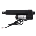 24V DC Electric Push Rod Motor Micro-type Hydraulic Rod Silver Black. 