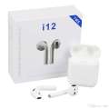 I12 Tws True Wireless Touch Control Bluetooth 5.0 Earphone. 