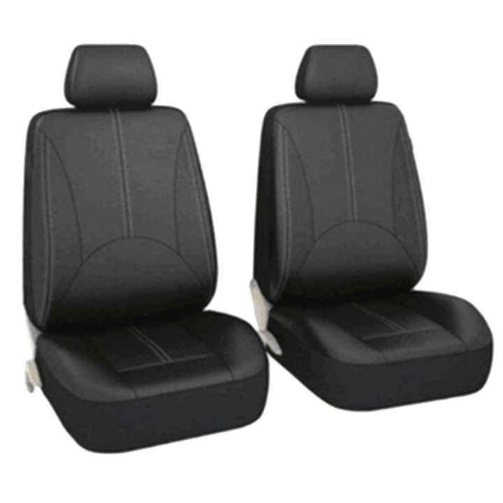 (COKP) Car Seat Covers Full Set - Premium Faux Leather Automotive Front Seat Protectors for Car Truck SUV