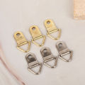 100Pcs Golden Silver Triangle D-Ring Hanging Picture Oil Painting Photo Mirror Frame Wall Hooks Cross Stitch Hook Accessories. 