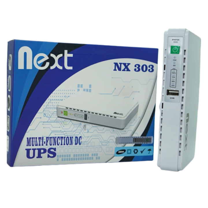 Router Backup UPS Multifunction DC - Next NX -303 Router Mini UPS