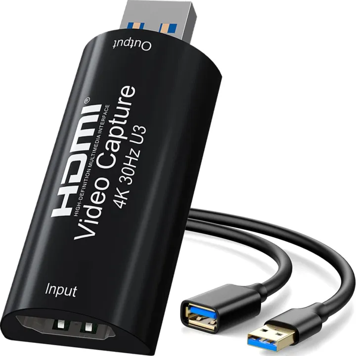Video Capture Card, 1080P Hdmi Capture Card - Hdmi To Usb 2.0 Video ...