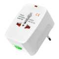 Universal Travel AC Adaptor / All in One International Plug With AU US EU Converter Plug | All In One Travel Friendly AC Adapter. 
