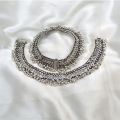 Silver Oxidized Toned Ethnic Style Pauju For Women- Jewels of Nepal. 