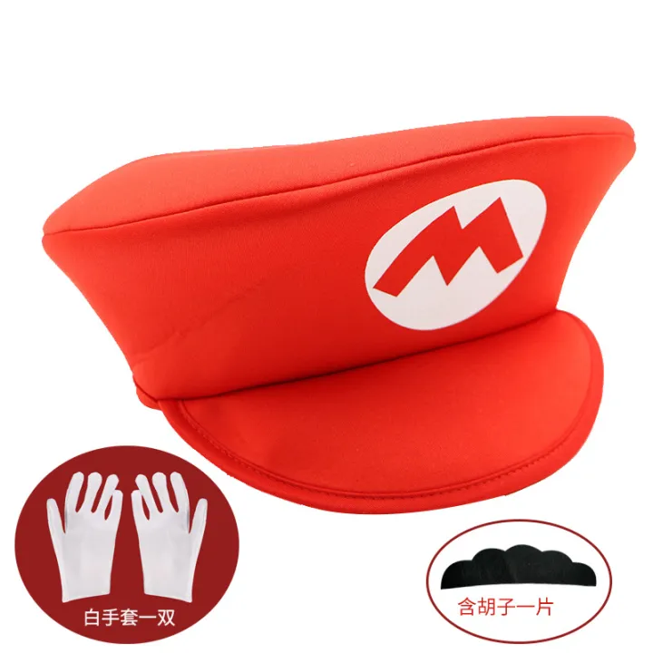 Linman%20Tryon%20Super%20Mario%20Red%20Green%20Cap%20White%20Gloves%20Cosplay%20Cartoon%20Hat%20s%20with%20Moustache%20Unisex%20Caps%20Cos%20Props%20Party%20Costumes%20Accessories%20-%20Image%207