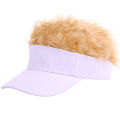Sun Visor Wig Novelty] Specialty Store [Heartbeat Girl 2020 New Fashion Wig Funny Baseball Cap Hair Boy Girl Cool Gift. 