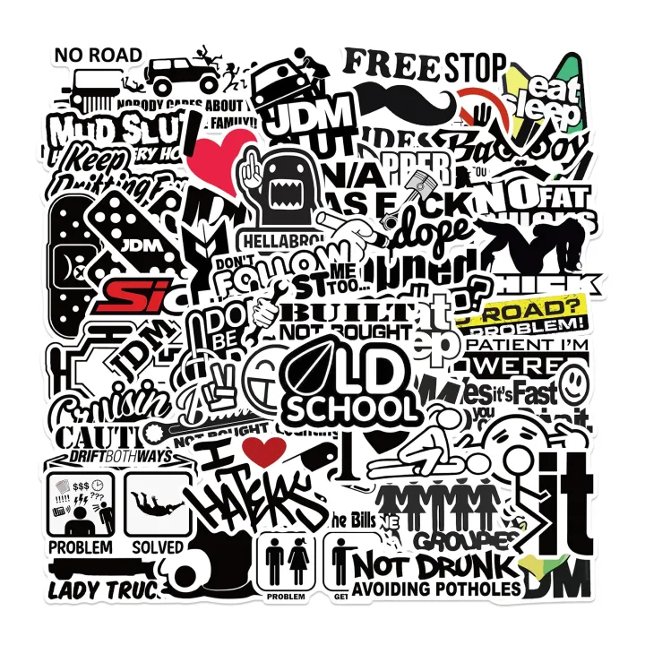 Artsy%20Home%2025/50%20pcs%20Funny%20JDM%20Stickers%20for%20Laptops%20and%20Skateboards%20Cellphone%20Guitar%20-%20Image%203