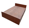 Wooden Double Bed- 4 x 6 x 1 Ft. 