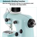 FORIDE Sewing Machines, Portable Sewing Machine with Extension Table, Sewing Machine with Dual Speed and Double Thread EU Plug. 