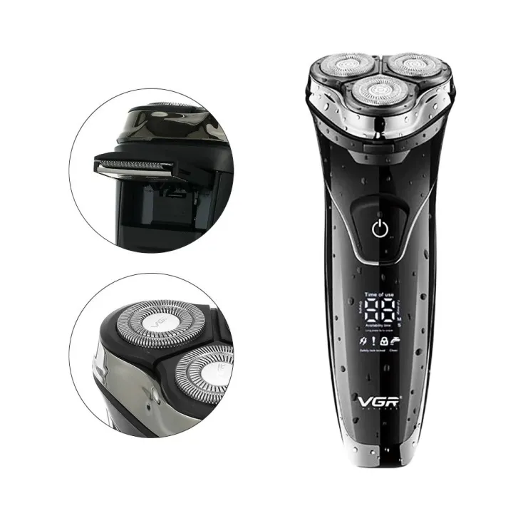 VGR%20V%20-%20318%20Professional%20Rechargeable%20Electric%20Hair%20Trimmer/Shaver%20Rotary%20Three%20shaving%20heads%20-%20Image%202