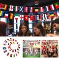 FIFA World Cup 2026 Flags I Countries String Flags I Flag Banner – 47 Feet Long. 