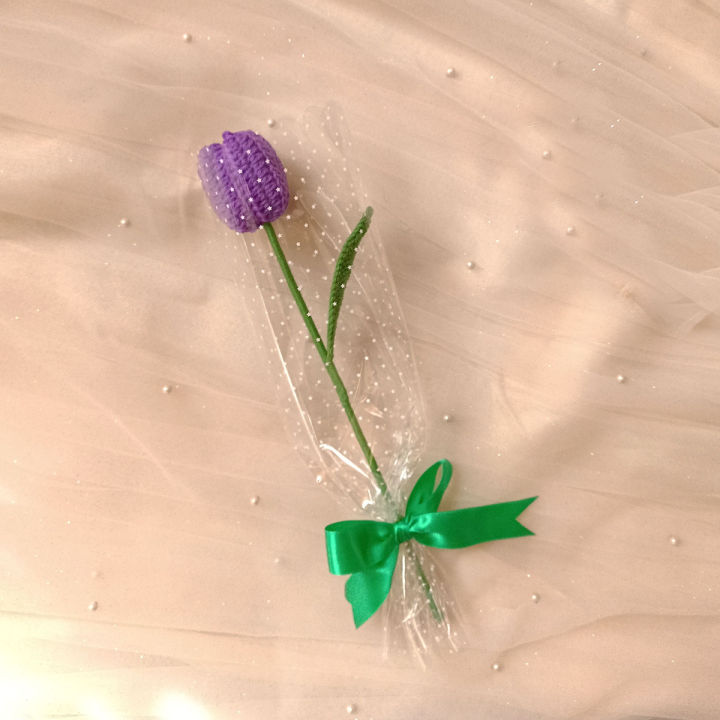Crochet Tulip Bouquet For Everyone