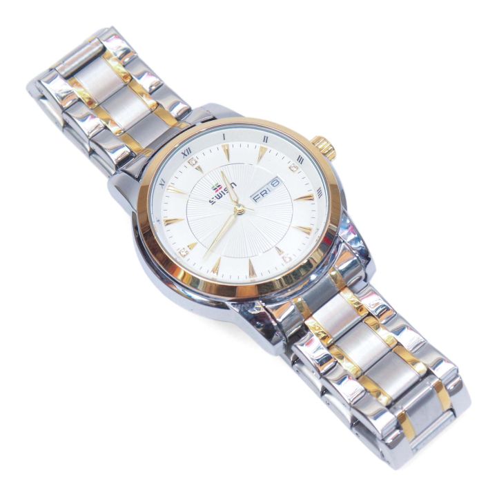 SIlver Stainless Steel Watch For Men