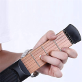 Pocket Guitar Practice Neck, 6 Fret Portable Guitar Chord Practice Tool for Beginner. 