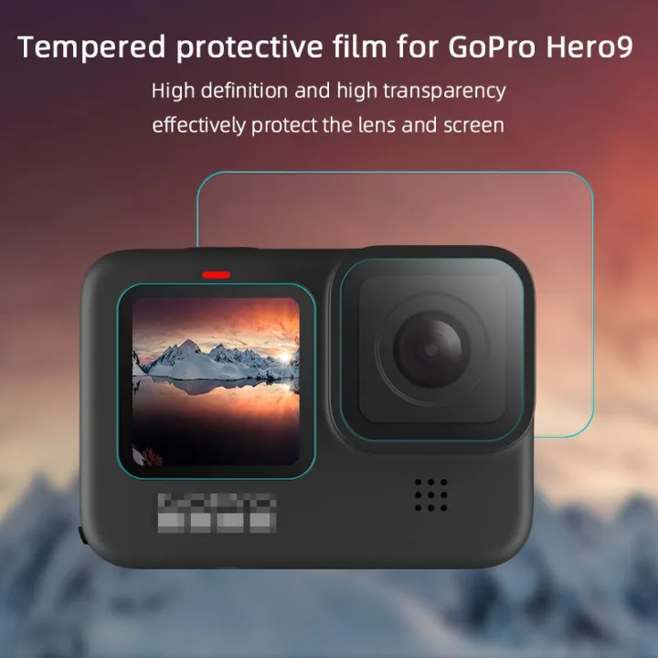 Ultra%20Clear%20Tempered%20Glass%20Screen%20Lens%20Front%20Screen%20Protector%20For%20GoPro%20Hero%2010%20Black%20-%20Image%203