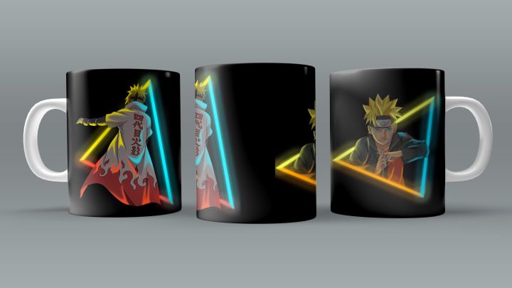 Naruto & Minato Anime Printed Cup For Tea Coffee Gift & Decoration