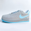 Air Force 1 Grey Sky Suede Premium Sneaker for Men. 